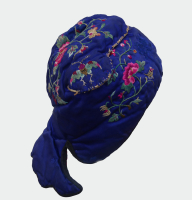 745 Traditional Miao Infant's Embroidered Silk Hat