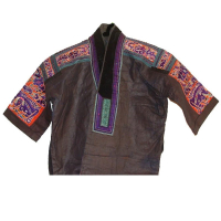 JM13 Miao Split Silk Embroidered Jacket