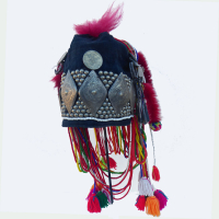 734 Unique Vintage Akha - Parmee Tribal Girls Hat