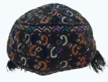 760 Yomut Turkmen Silk Embroidered Skullcap “Takhya”