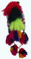 763 Fantastic Beaded Knit Chullo Hat from Quechua of Ausangate Peru